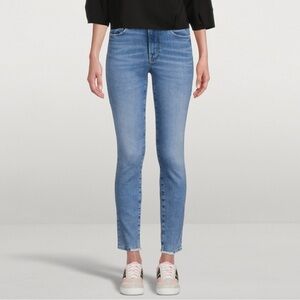 Good American blue Good Legs Skinny Jeans with step hem - size 4 / 27”